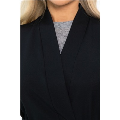 Костюм с юбкой Окси (черный) К14364-8М