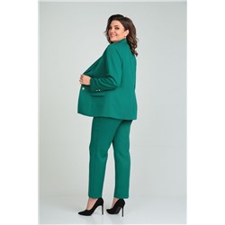 Mubliz 004 зеленый, Брюки,  Жакет,  Жилет