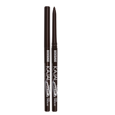 Карандаш  для глаз механический LUXVISAGE KAJAL super stay 10h (Dark chocolate)