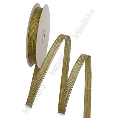 Лента джутовая 1,5 см*20 ярд (SF-1274) фисташковый №98