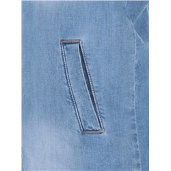 1187 Жилетка джинсовая удлиненная женская AMG Jeans (100% хлопок) размер 42