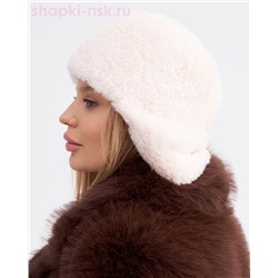 Элла LevelPro макси шеврон экомех альпака Ушанка женская флис