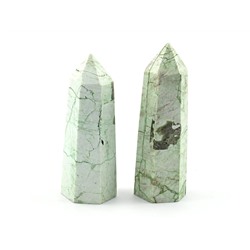 Кристалл из зеленого лунного камня "Карандаш" 33*32*103мм, 161-164г