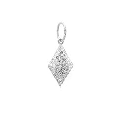 Подвеска из серебра кр. Сваровски, ТРп-150