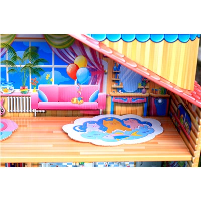 Кукольный  двухэтажный домик быстрой сборки «Дача» Серия Dream House