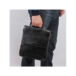 Сумка мужская искусственная кожа BF-ST-897-5-3В,  4отд,  2внеш+4внут карм,  плечевой ремень,  черный 135902