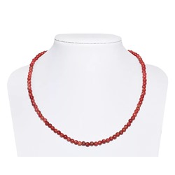 Бусы, коралл шар 4,0 губчатый красный Индонезия, КА-0101