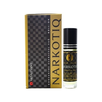 NARCOTIQ Concentrated Perfume Oil, Aksa Esans (НАРКОТИК турецкие роликовые масляные духи, Акса Эсанс), 6 мл.