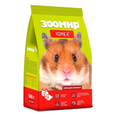 Корм "ХОМКА" для мелких грызунов, 500г АГ