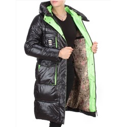 2187 BLACK Куртка зимняя женская AIKESDFRS (200 гр. холлофайбера) размеры 42-44-46-48-50