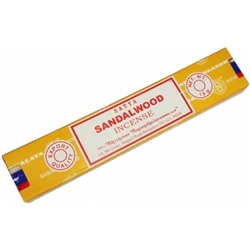 Благовония Satya "Sandalwood" Дерево Сандал, 15г SH Ж578