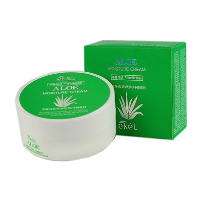 EKEL Крем д/лица увлажняющий с алоэ  Moisture Cream Aloe 100г