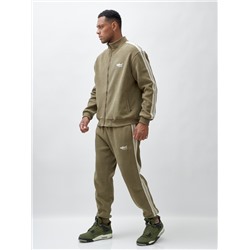 Спортивный костюм мужской демисезонный на флисе цвета хаки 330Kh