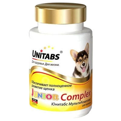 Юнитабс для Щенков JuniorComplex с В9, 100 таблеток U207АГ