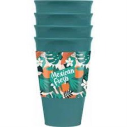 Набор стаканов (4шт. 0,35л) Mexican fresh