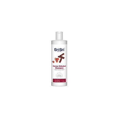 HENNA SHIKAKAI SHAMPOO, Sri Sri Tattva (ШАМПУНЬ С ХНОЙ И ШИКАКАЙ Для жирных и нормальных волос, Шри Шри Таттва), 200 мл. - СРОК ГОДНОСТИ ДО 31 МАРТА 2025 ГОДА
