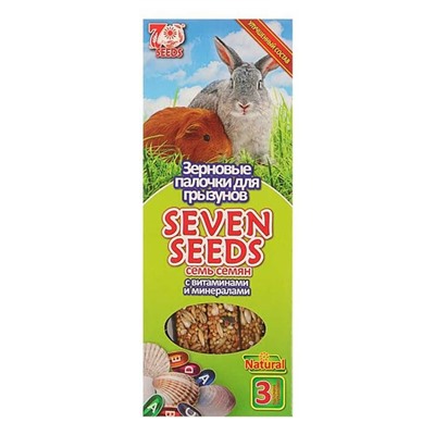 Палочки для грызунов "SEVEN SEEDS" с витаминами и минералами 3 шт. (90г) АГ