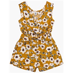 Комбинезон 22-6318 горчица/цветы