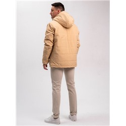 Куртка с капюшоном песочный