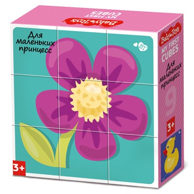 Кубики «Для маленьких принцесс» (9 шт.)