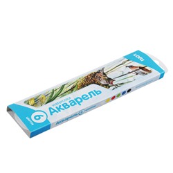 Краски акварельные, 6 цветов