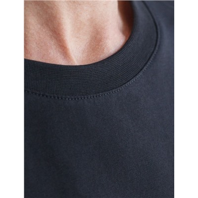 Футболка с принтом свободная эластичная из премиального хлопка