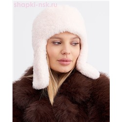 Элла LevelPro макси шеврон экомех альпака Ушанка женская флис