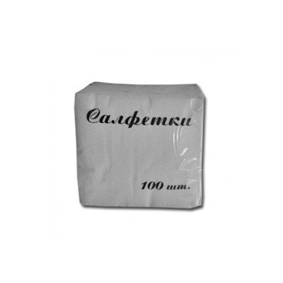 Салфетка Восход 25*25 (100шт) Белая (32)