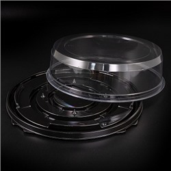 Контейнер для зефирных цветов круглый d 22 см h 6,5 см