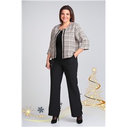 Michel chic 1324 черный-бежевый, Брюки,  Жакет