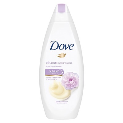 DOVE Крем-гель д/душа Сливочная ваниль и пион 250ml