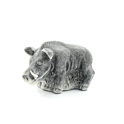 Фигурка из мраморной крошки "Кабанчик" 52*23*35мм