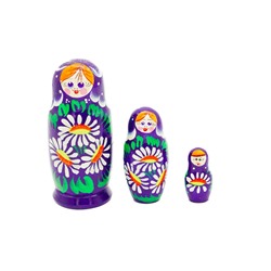 Матрешка 3 в 1 расписная  арт.Р45/753 (РНИ) /50