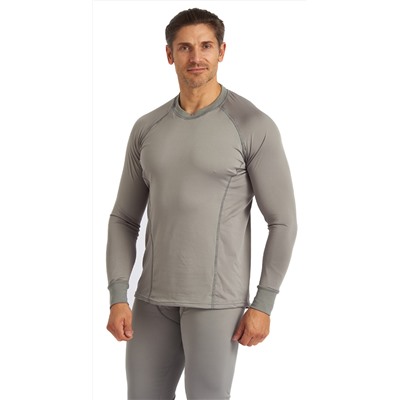 Термобельё в комплекте (фуфайка. кальсоны) EcoDry RealMan серое