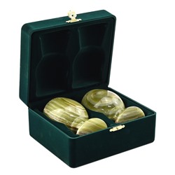 Бокалы из оникса 2 шт 70*70*120мм люкс