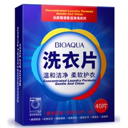 Пластины "BIOAQUA"  для стирки 40 пластин в упаковке