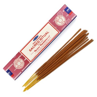Nag Champa SACRED RITUAL Incense, Satya (Благовония НАГ ЧАМПА СВЯЩЕННЫЙ РИТУАЛ, Сатья), 15 г.