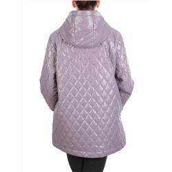 M816 GRAY/PURPLE Куртка демисезонная женская (100 гр. синтепон) размер 56