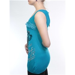 006D0418001 Туника женская (90% вискоза, 10% эластан ) размер свободный 44-46