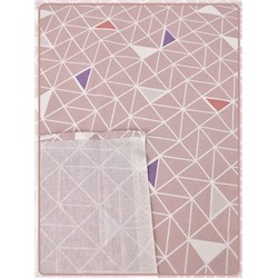 Простыня Ивановская бязь Треугольники вид 1/10 мокко