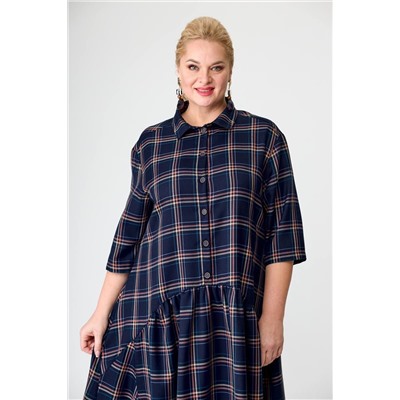 Avenue Fashion 0102 синий, Платье