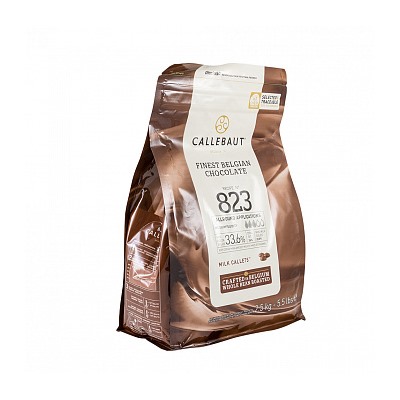 Шоколад Callebaut молочный 33,6% 2,5 кг (823-RT-U71)