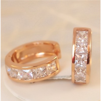 Серьги позолота  H01-3488