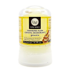 U&I TAMARIND ALUM CRYSTAL DEODORANT (Алунитовый дезодорант ТАМАРИНД), 45 г.