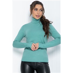 Водолазка Зимняя история (светло-зеленая) Б14530-20М