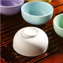 Набор пиал керамических «Утро», 6 предметов: 40 мл, цвет МИКС