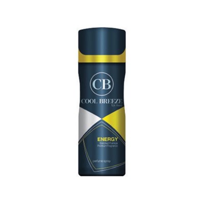 Дезодорант  мужской спрей COOL BREEZE Energy 200мл