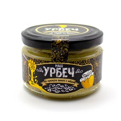 Урбеч из белого кунжута с мёдом (200г)