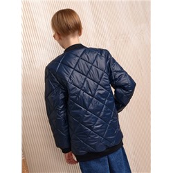 Бомбер демисезонный для мальчика "Тренд" синий