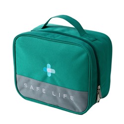 Аптечка дорожная с глубоким дном "Good Luck" зеленая